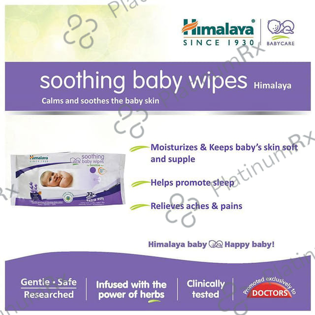 Himalaya Gentle Baby Wipes 12s