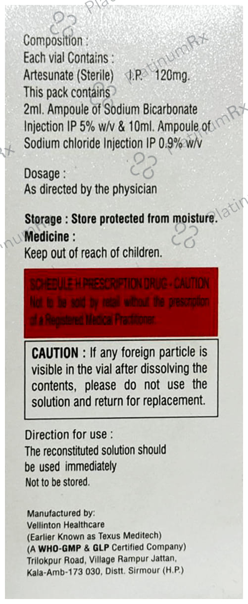 L Sunate 120mg Injection 1s