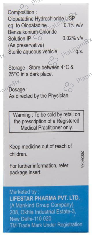 Histafree 0.1% Eye Drop 5ml