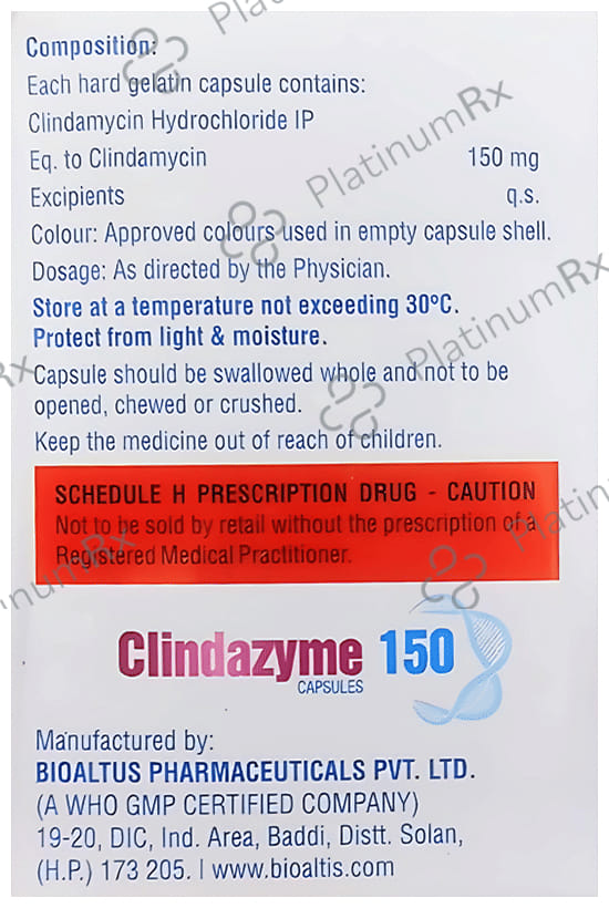 Clindazyme 150mg Capsule 10s