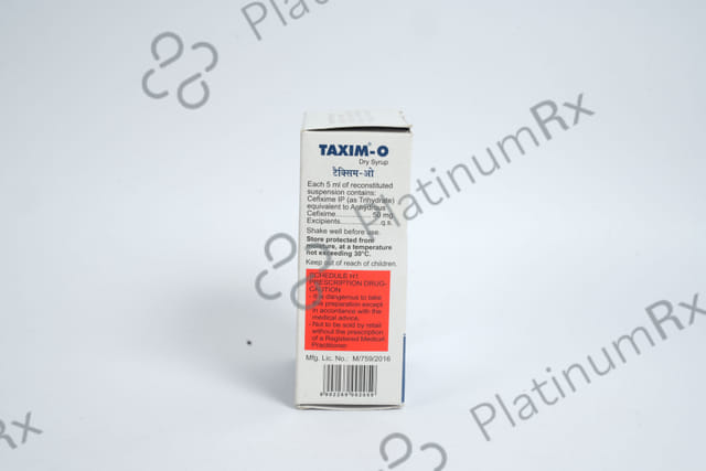 Taxim O Orange And Lemon Flavour Dry Syrup 30ml