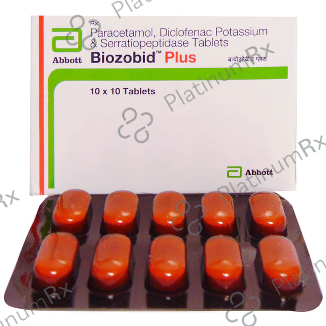 Biozobid Plus 50/325/10mg Tablet 10s