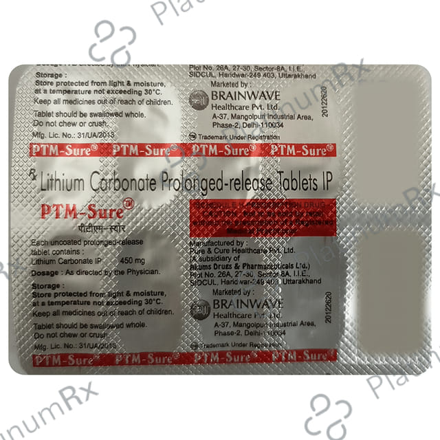 PTM Sure 450mg Tablet PR