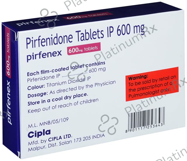Pirfenex 600mg Tablet 15s