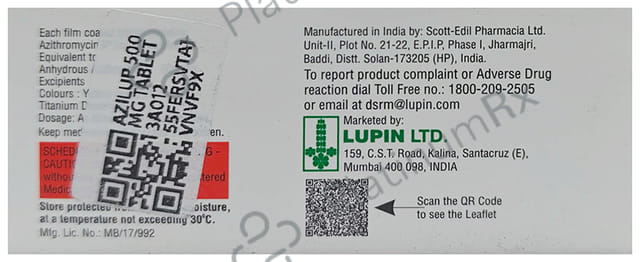 Azilup 500mg Tablet 3s