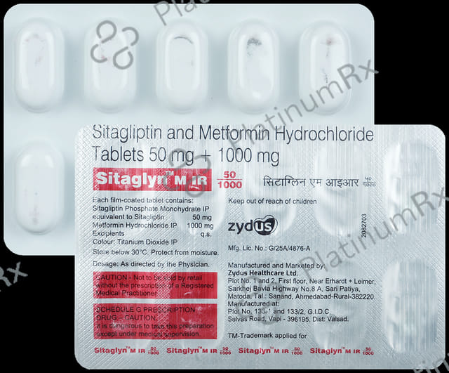Sitaglyn M IR 50/1000 Tablet 10s