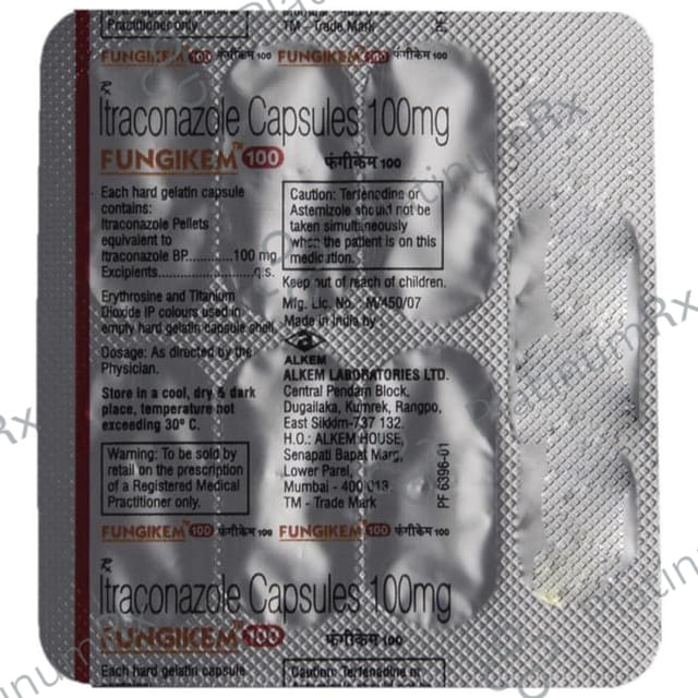 Fungikem 100mg Capsule 10s