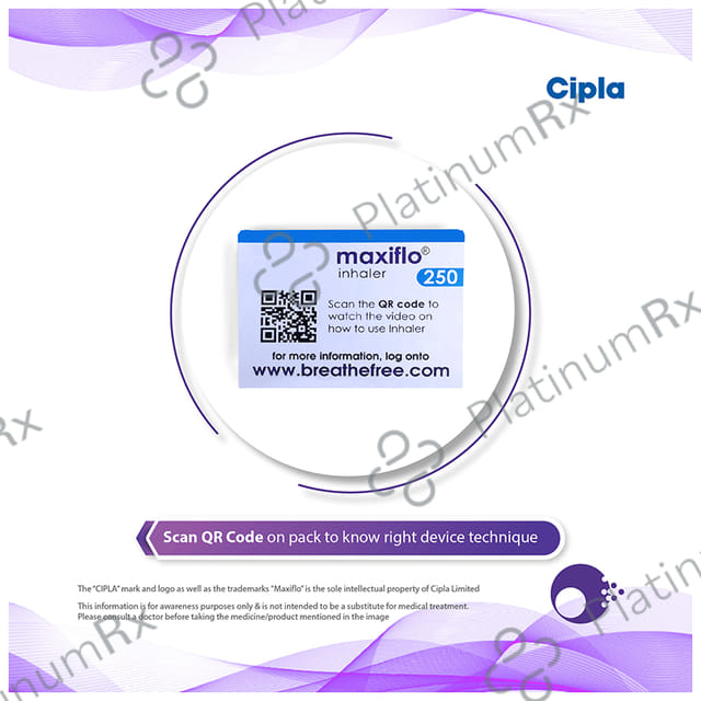 Maxiflo 6/250mcg Inhaler 120MDI