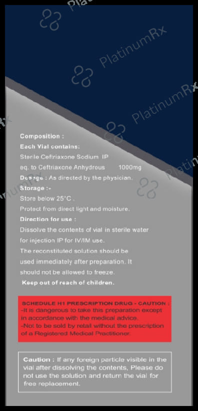 Cefopod 1gm Injection