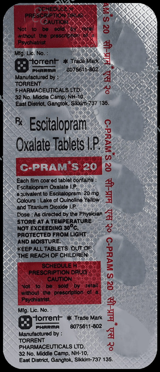 C Pram S 20mg Tablet 10s