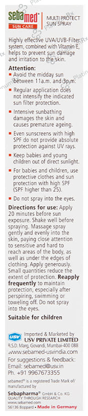 Sebamed Multi Protect Sun Spray SPF 30
