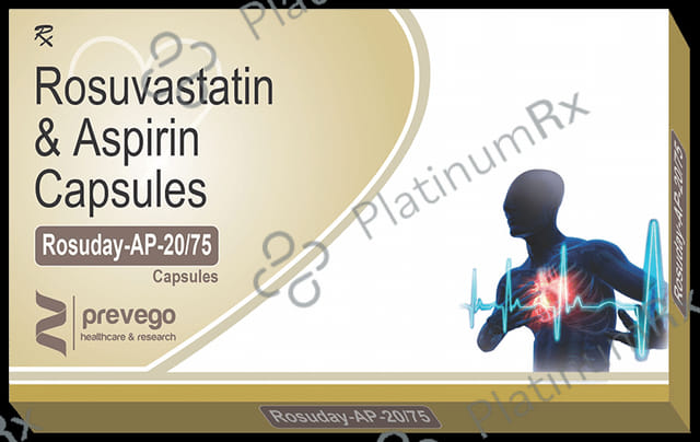 Rosuday AP 20/75mg Capsule 10s