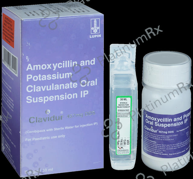 Clavidur 457mg DDS Oral Suspension 30ml