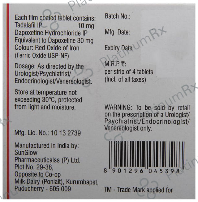 Duraplus 40mg Tablet 4s
