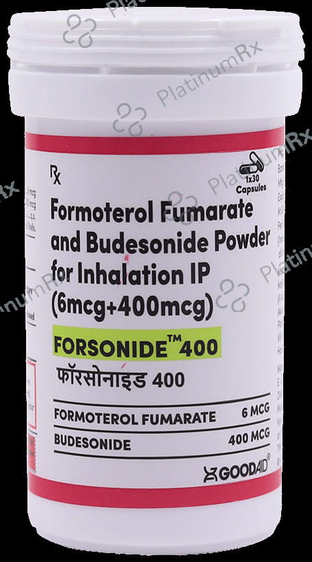 Forsonide 400/6mcg Capsule 30