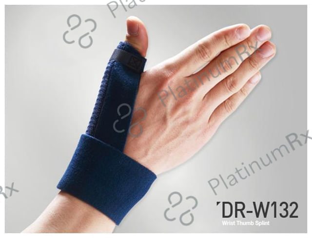 Dr MED Tennis / Wrist Thumb Splint DR-W132 Universal Blue Left