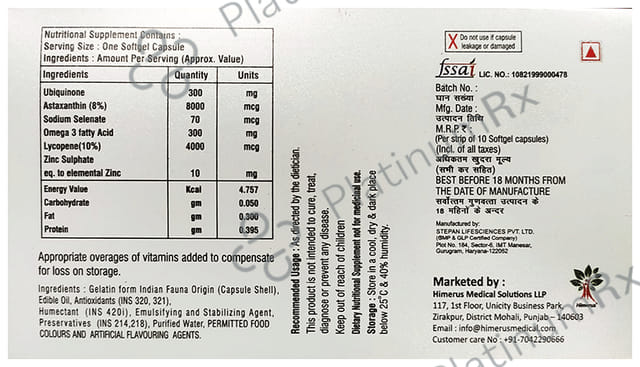 Mitostar Soft Gelatin Capsule