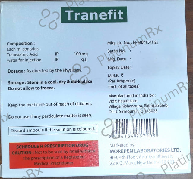 Tranefit Injection 5ml