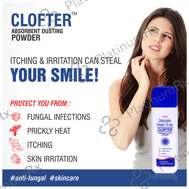 Clofter Absorbent Dusting Powder 100gm