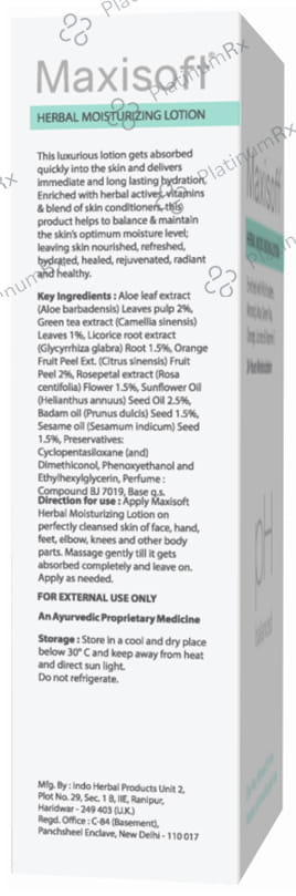 Maxisoft Herbal Moisturizing Lotion