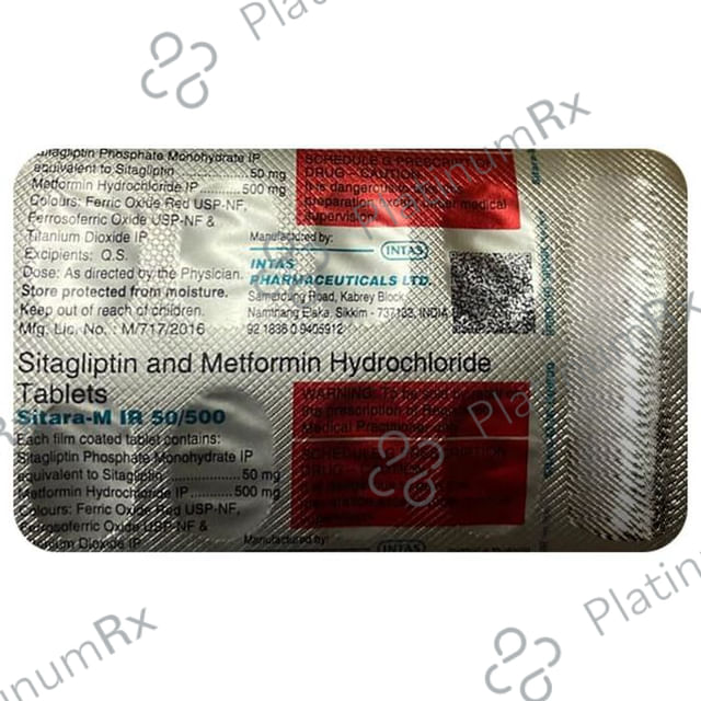 Sitara-M IR 50/500 Tablet