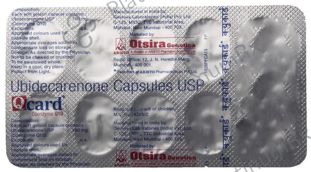 Qcard 100mg Capsule 10s