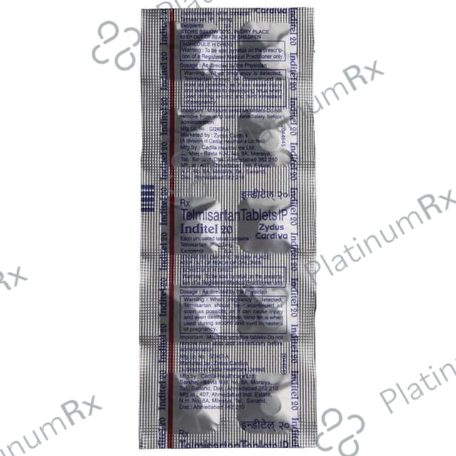 Inditel 20mg Tablet 10s