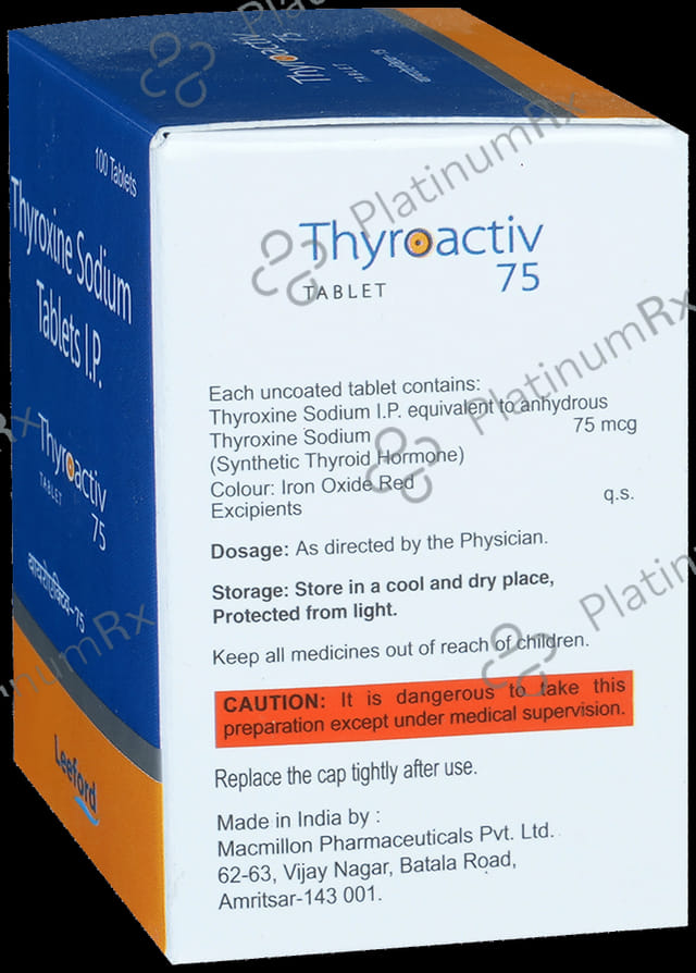 Thyroactiv 75 Tablet