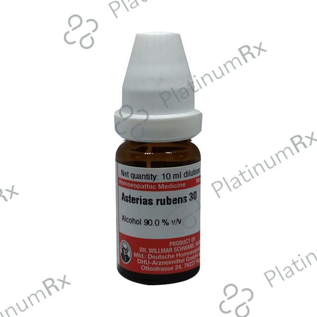 Dr Willmar Schwabe Germany Asterias Rubens Dilution 30