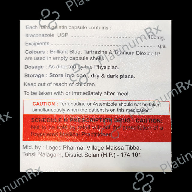 Zicpalm 100mg Capsule 10s