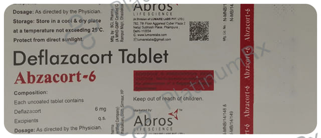 Abzacort 6mg Tablet 10s