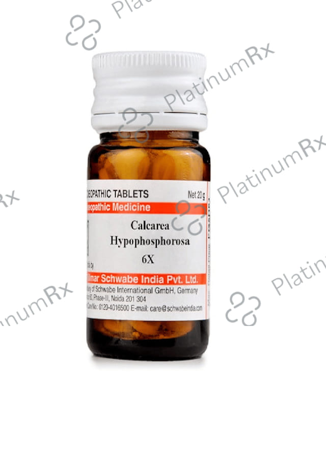 Dr Willmar Schwabe India Calcarea Hypophosphorosa Trituration Tablet 6X