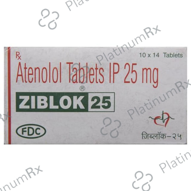 Ziblok 25mg Tablet 14s