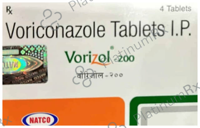 Vorizol 200mg Tablet 4s