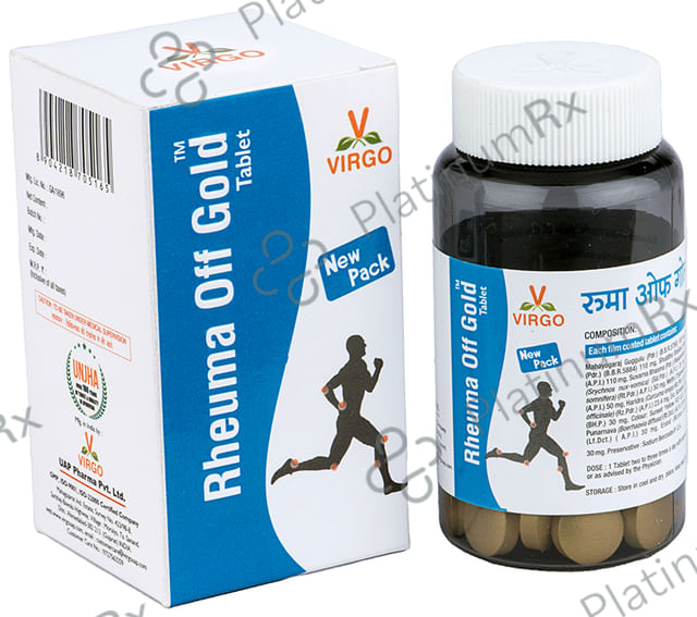 Virgo Rheuma Off Gold Tablet 100 tablets