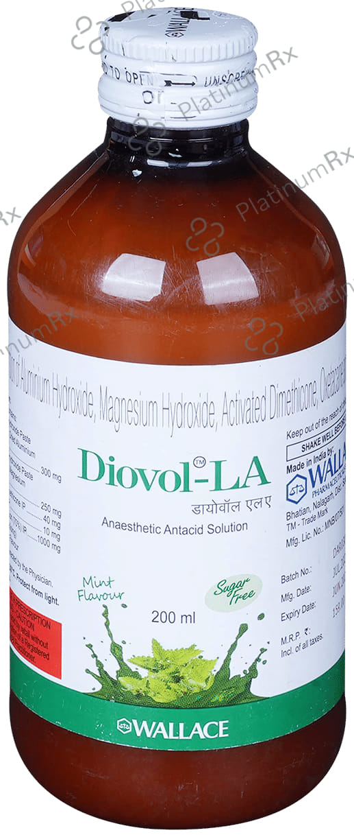 Diovol LA Suspension Mint Sugar Free 200ml