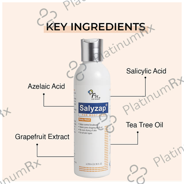 Fixderma Salizap For Body Acne Body Wash