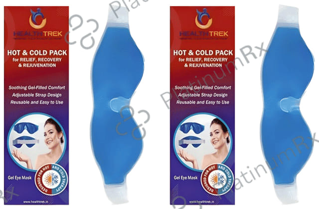 Healthtrek Cooling Gel Eye Mask for Dark Circles Blue 2 units