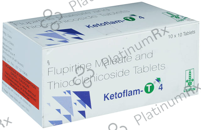 Ketoflam T 100/4mg Tablet 10s