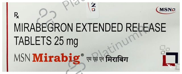 MSN Mirabig 25mg Tablet ER 10s