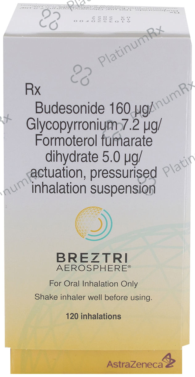 Breztri Aerosphere 120D Inhaler 1s