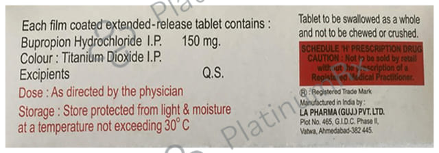 Bupraset 150mg Tablet XR 10s