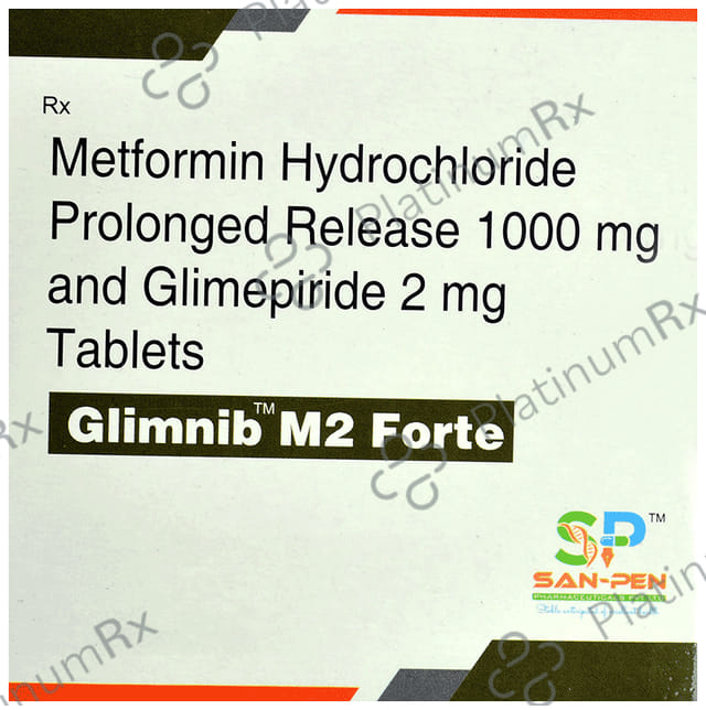 Glimnib M2/1000mg Forte Tablet PR 15s