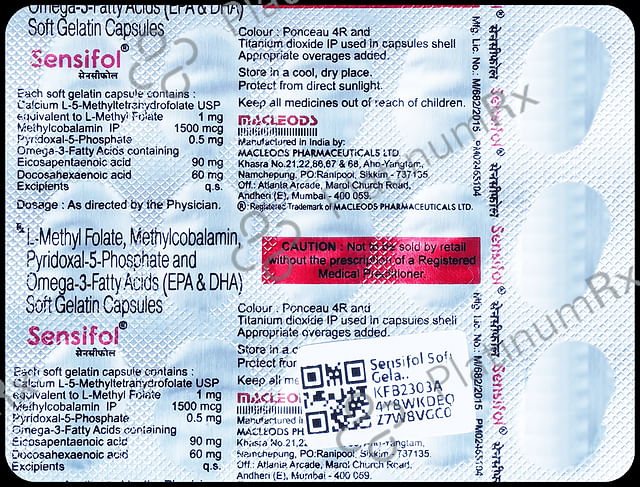 Sensifol Soft Gelatin Capsule 15s