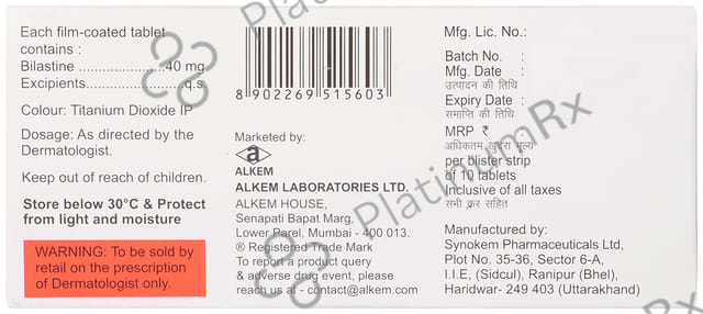 Prucros 40mg Tablet 10s