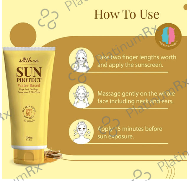 Satthwa Sun Protect SPF 50 PA+++ Cream 100ml