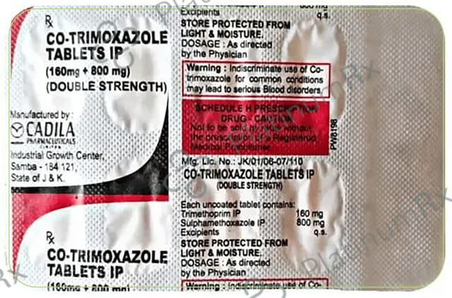 Co Trimoxazole DS 800/160mg Tablet 10s