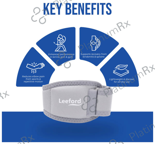 Leeford Tennis Elbow Support Brace Band Large