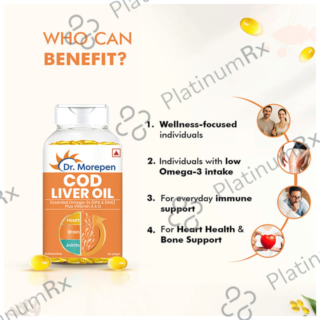 Dr. Morepen Cod Liver Oil Capsule 100s