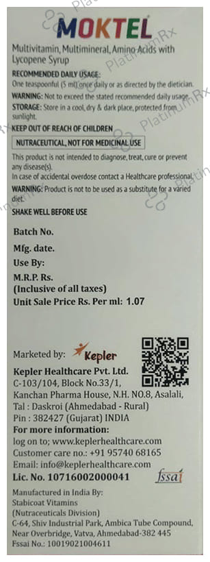 Moktel Syrup 200ml